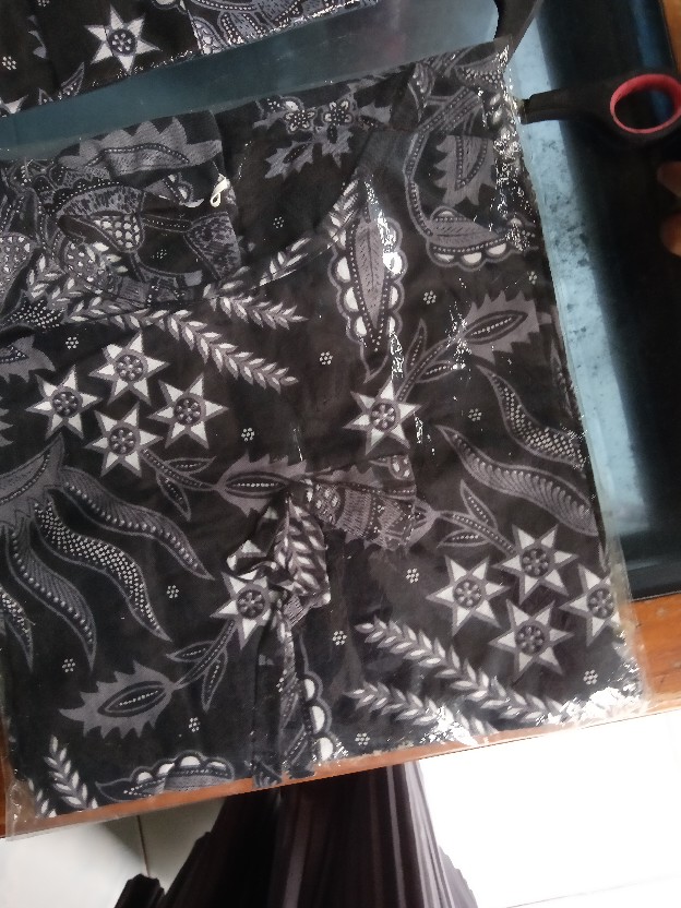 Batik Couple Keluarga Sania Ruffle Ori Ndoro Jowi Dnt Motif Manggar Abu Katun Premium M-xxl Bcp