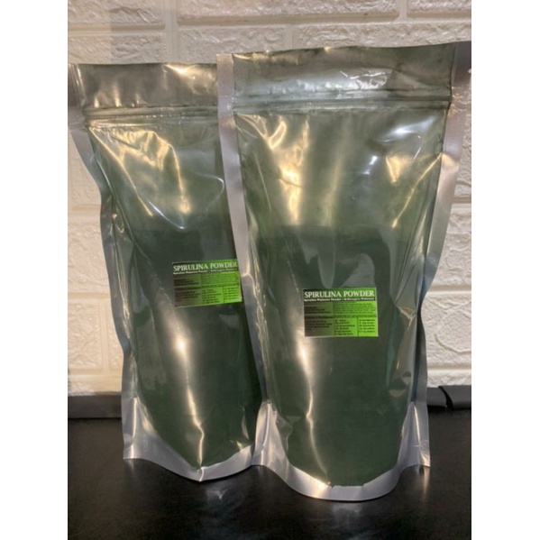 Spirulina Powder / Spirulina Platensis Powder 500gr 500gram 500 gr