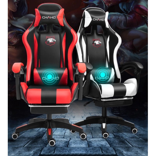 Bangku Gaming Kursi Gaming Chaho Chair Kursi Kerja Hidrolik Horizontal Footrest Kursi Balap