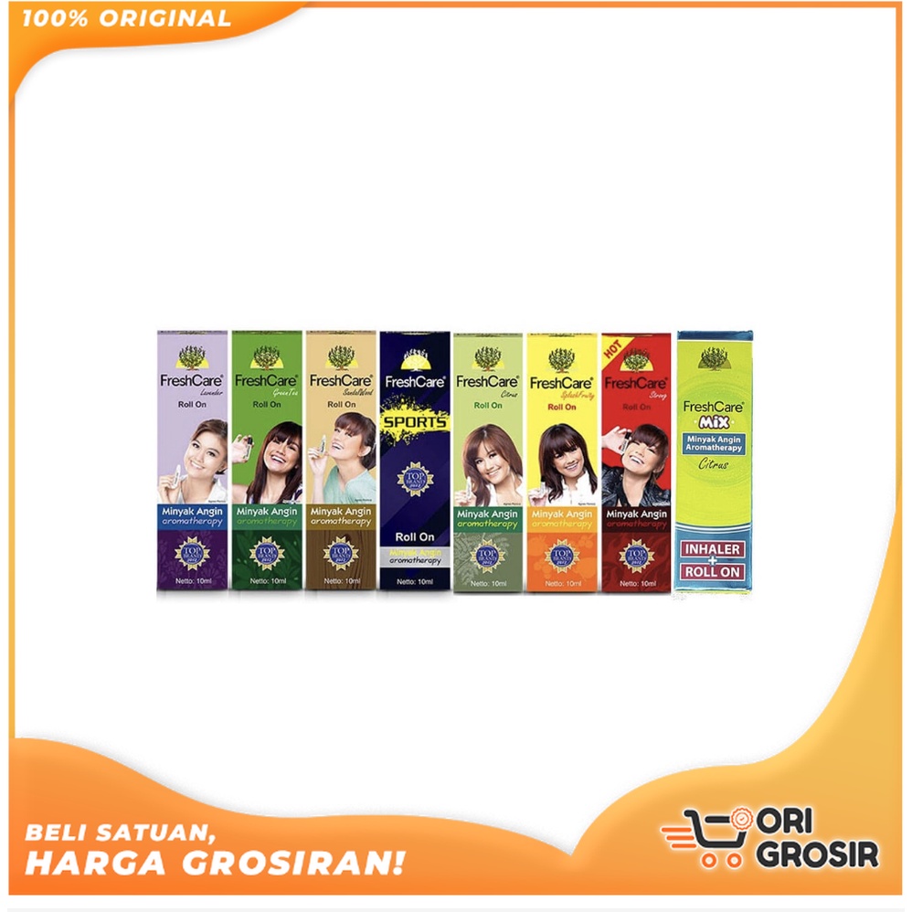 ORI Grosir FRESH CARE Aromatherapy Roll On | Minyak Angin FreshCare