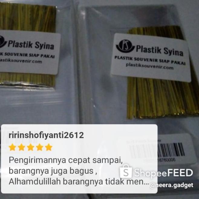 

✿ Lebar 12-15. Plasyina - Plastik Souvenir Siap Pakai. Tebal, Bening & Berkilau ▲