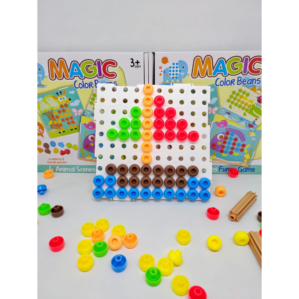 MAINAN EDUKASI ANAK MAGIC COLOR BEANS / MAINAN ANAK SENSORY PLAY