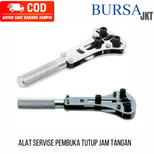 PEMBUKA TUTUP JAM REPARASI PERBAIKAN GANTI BATERAI STAINLESS CASE OPENER WATCH