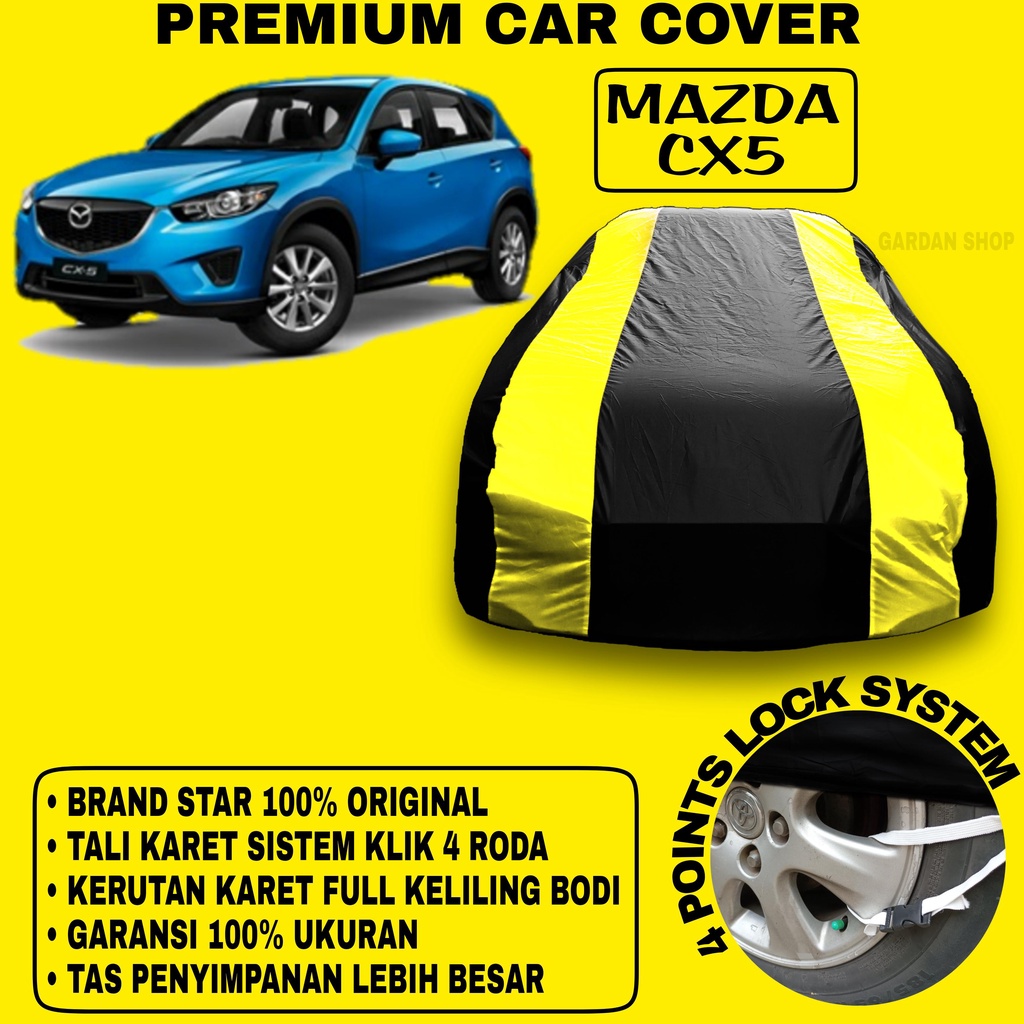 Body Cover MAZDA CX5 Sarung Strip KUNING Penutup Pelindung Bodi Mobil Mazda Cx5 PREMIUM