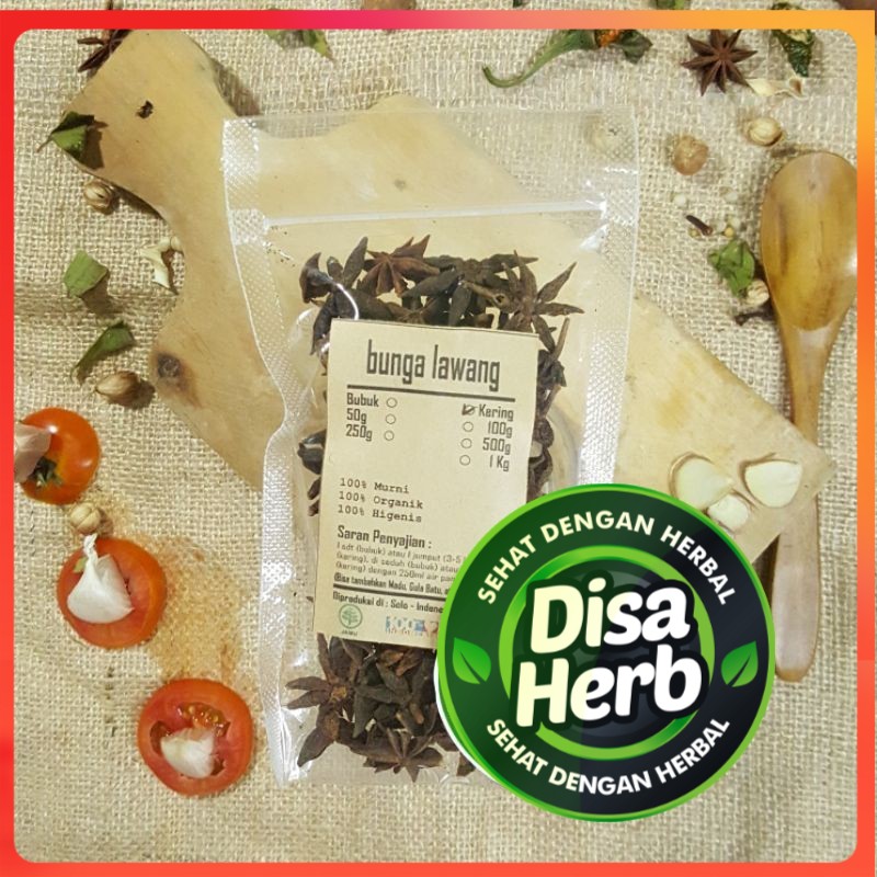 

PEKAK KEMBANG BUNGA LAWANG KERING 1KG - Illicium Verum - MURNI - JSR - REMPAH - PREMIUM QUALITY