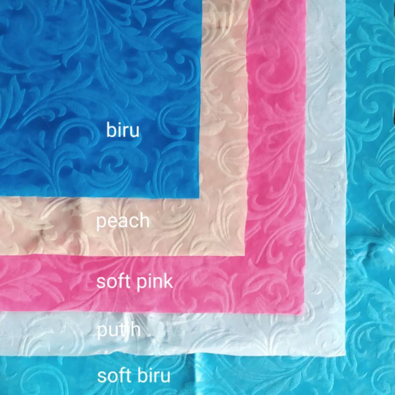 background kain embos 40x50 untuk mahar