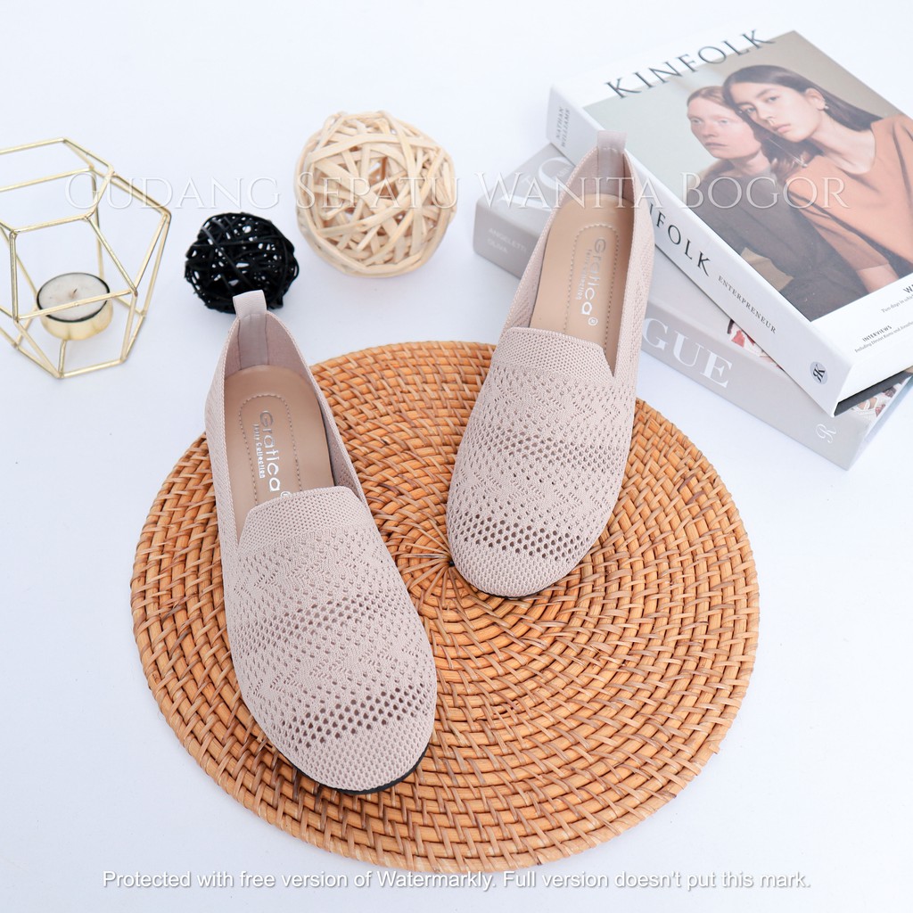 Gratica Sepatu Wanita Flat Shoes Rajut DR 40/PS 09