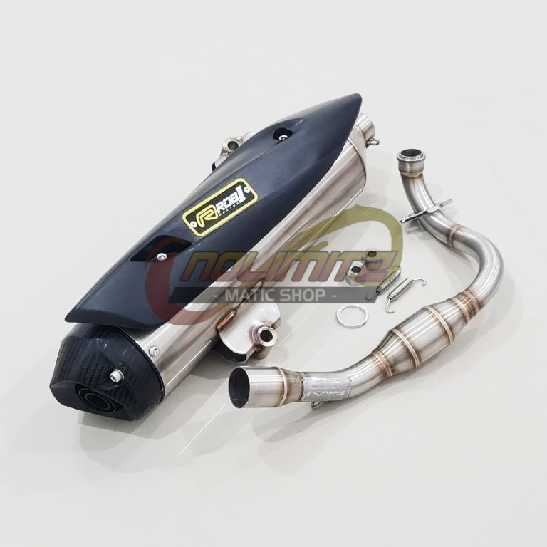 Knalpot Standar Racing ROB1 Power Boom Honda PCX 150 Lokal