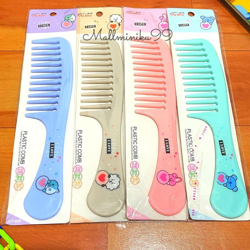 SISIR RAMBUT RENGGANG KOREA KARAKTER LUCU