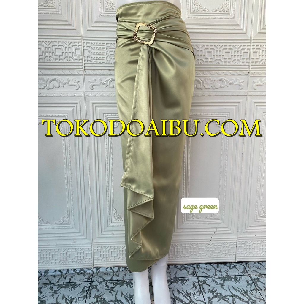 Jual rok lilit polos velvet / rok lilit batik kain lilit murah / lilit