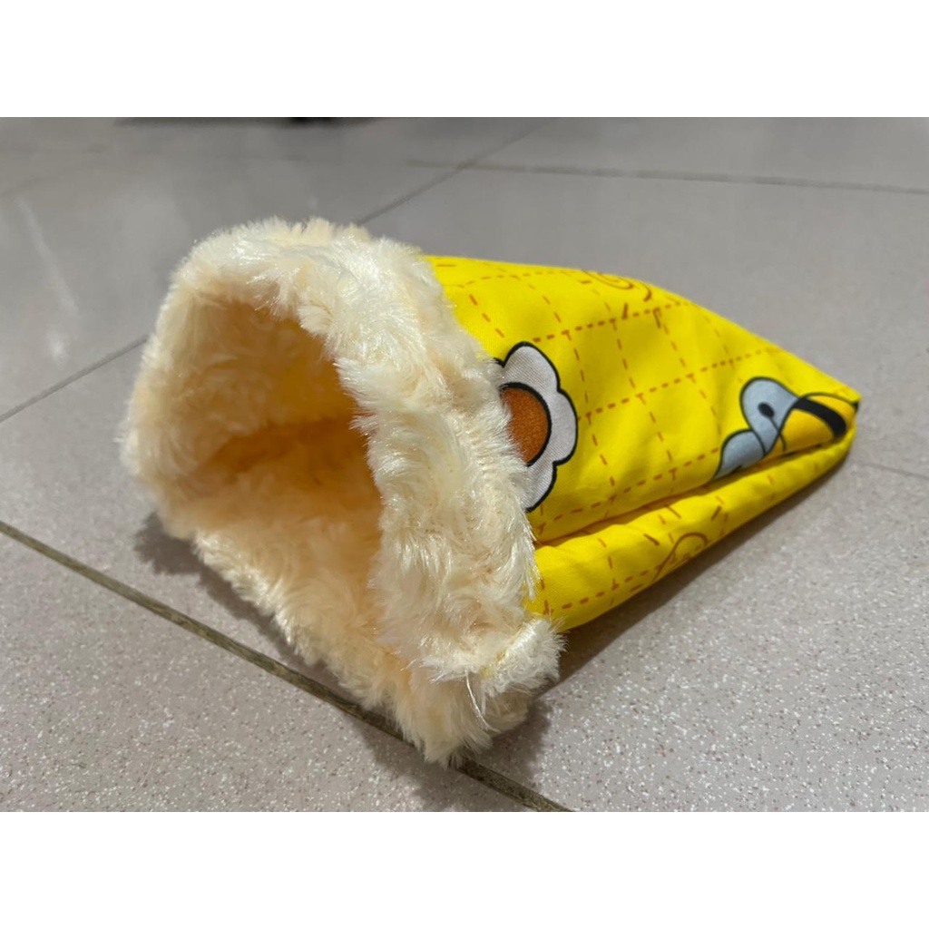 Bonding Sleeping Snuggle Sack Pouch Kantong Tidur Sugar Glider / Landak Mini / Guinea Pig Dapat Digu
