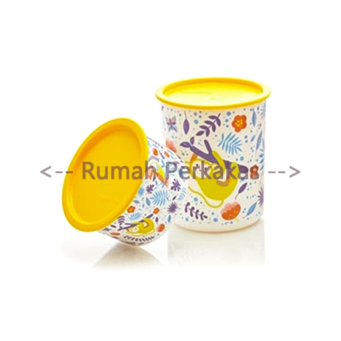 (AFW) Tupperware / Tuperware / Tuper ware Nature Canister 2pcs Kuning