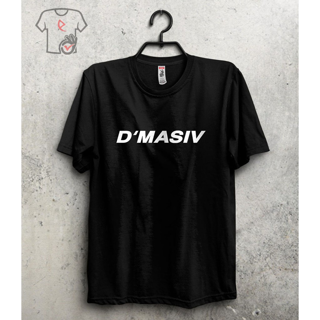 Kaos Pria D'Masiv Cotton Combed 30s Murah Keren