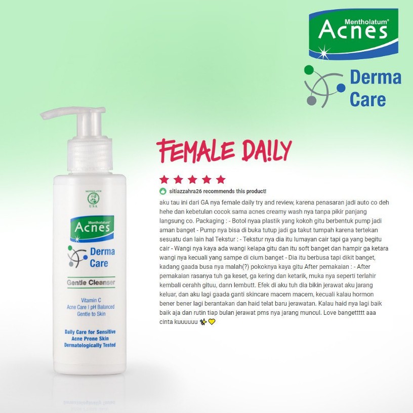 ACNES Derma Care Anti Blemish Essence 20ml | Gentle Cleanser 120ml