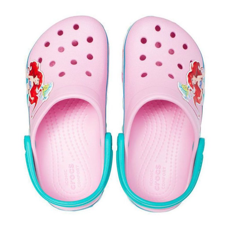 SANDAL CROCS FUN LAB ARIEL MERMAID CLOG BAND / CROCS MERMAID PUTRI DUYUNG