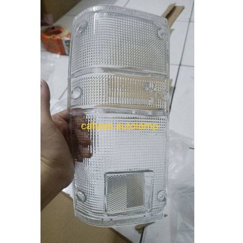 mica stop kijang super tahun 1987 sampai 1991 warna clear / putih / kaca lampu belakang kijang super