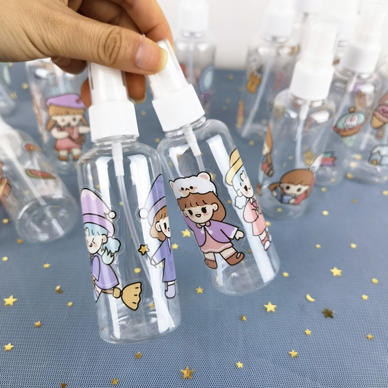 Magic789 Portable Rabbit Girls Cartoon Empty Spray Bottle 100ML Travel Size Bottles Fluid Container