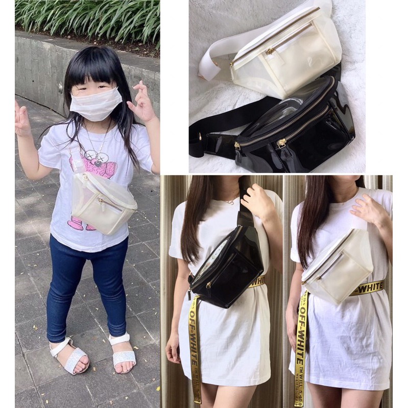 Waist bag / BumBag dewasa dan anak mika - tas PVC