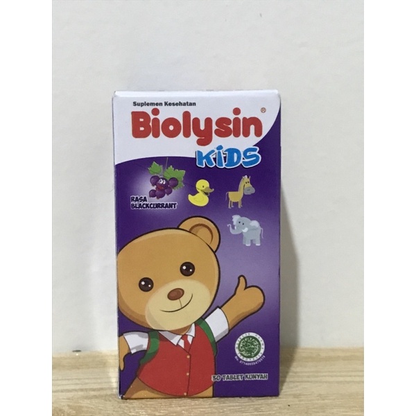 Biolysin Kids Multivitamin 30 Tablet | Rasa Jeruk | Rasa Strawbery | Rasa Anggur