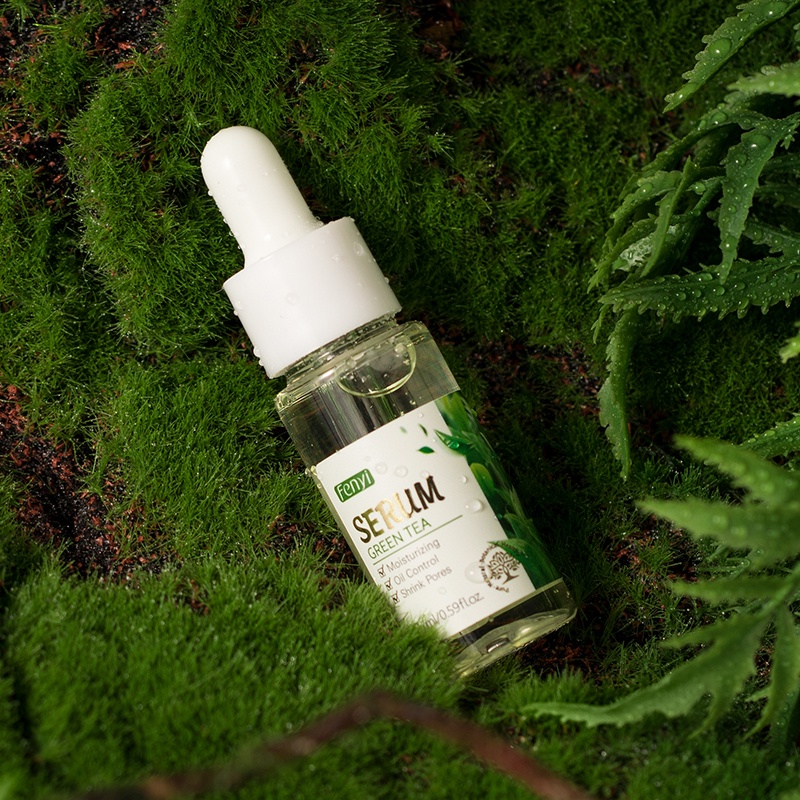 BPOM Fenyi Green Tea Serum Wajah Menghaluskan Menghilangkan Bekas Jerawat Mengecilkan Pori-pori 17ml