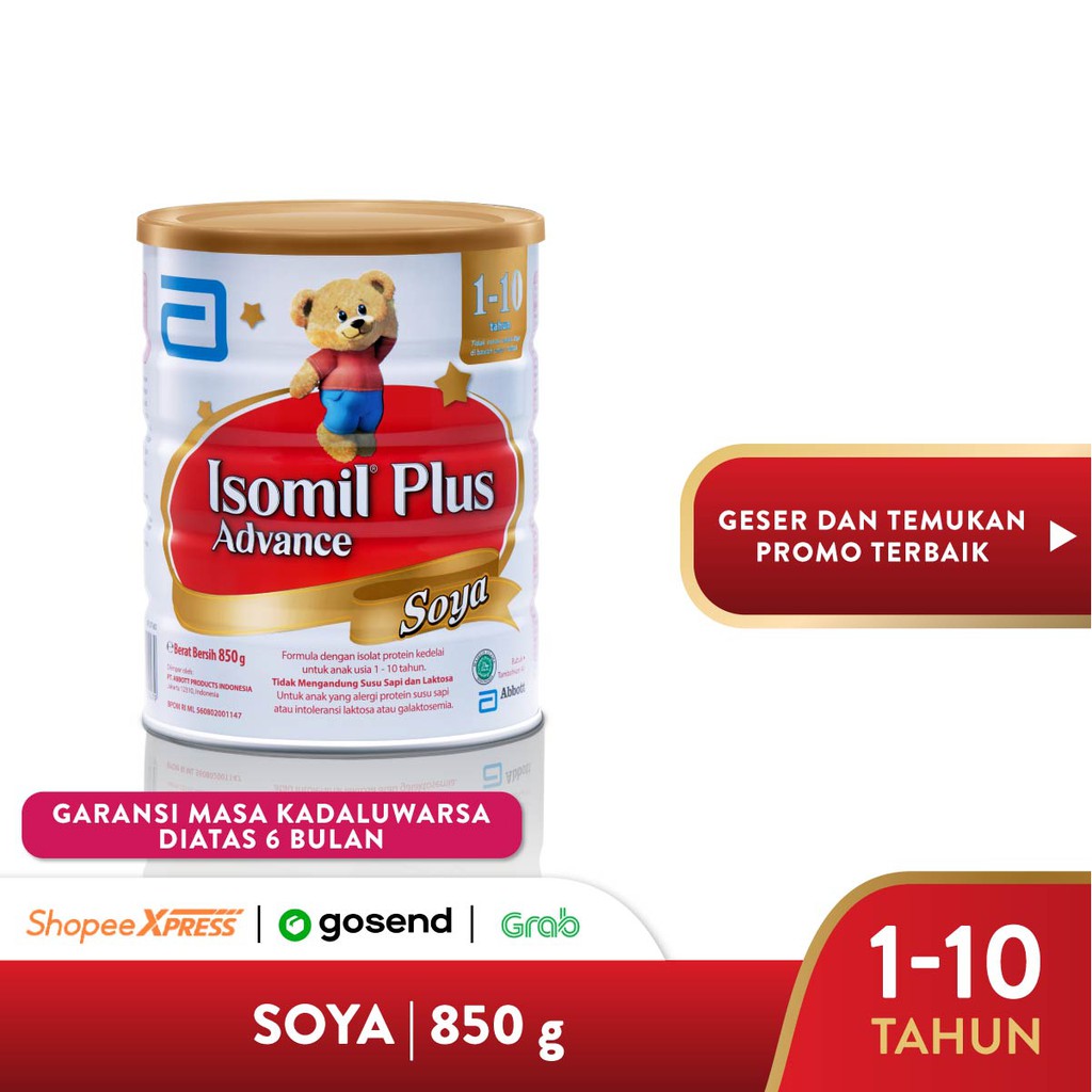 Isomil Plus Advance Soya 850 g (1-10 tahun) Susu