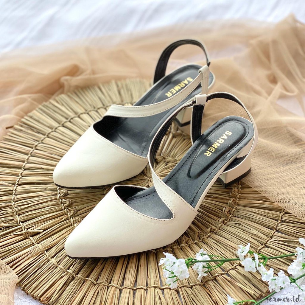 Nj65 Sepatu Pesta Wanita High Heels Heel Rosegold  Mylo Ms3A53 X67 Harga Grosir Sarmer - Nikita Heel