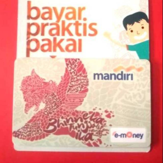 eMoney Mandiri / eTOLL Card ORI /Like Tapcash Flazz or Brizzi