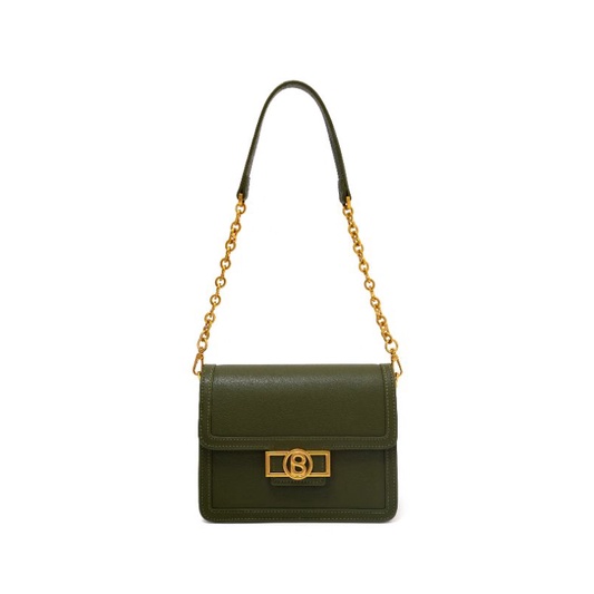 TITIPAN Izzy Shoulder Bag Dark Green by Buttonscarves Button Scarves Tas BS