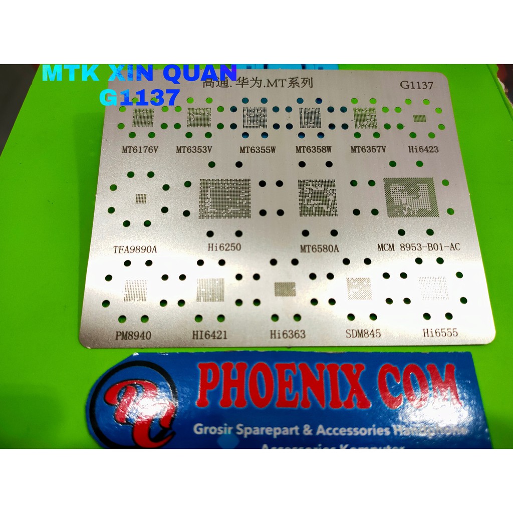 

PLAT BGA STENCILS MTK XIN QUAN/G1137