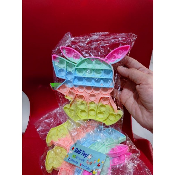 Mainan Pop It Popit Fidget Push Bubble Penghilang Stress Murah-Pikachu