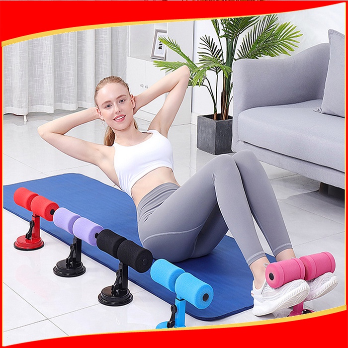 JAF Yoga Alat Sit Up Bench Fitness Gym Alat Bantu Olahraga Penahan Pegangan Kaki