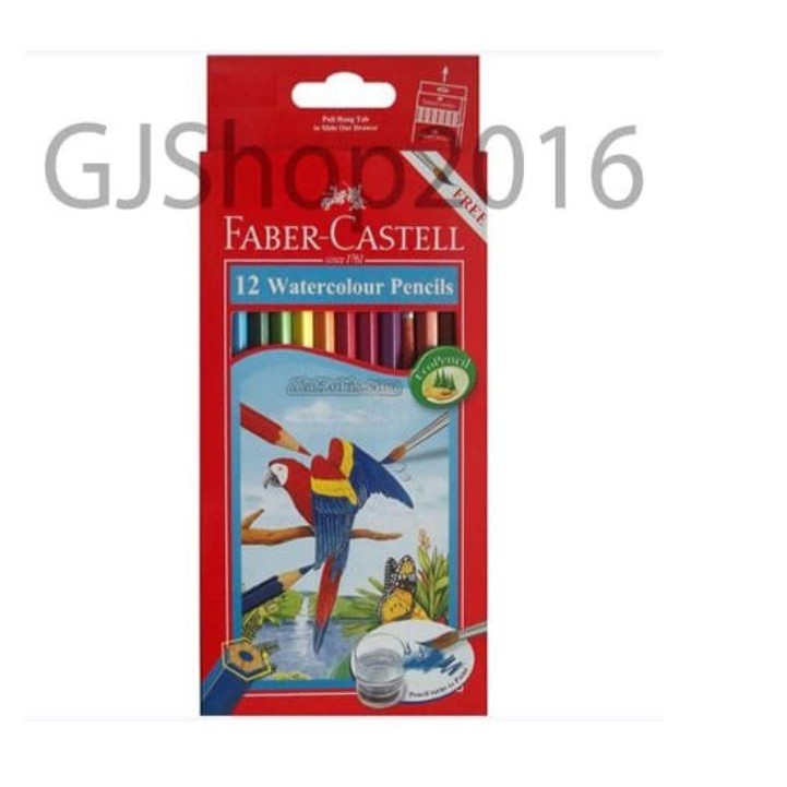 

Pensil Warna FABER CASTELL / Water colour pencil isi 12 Panjang