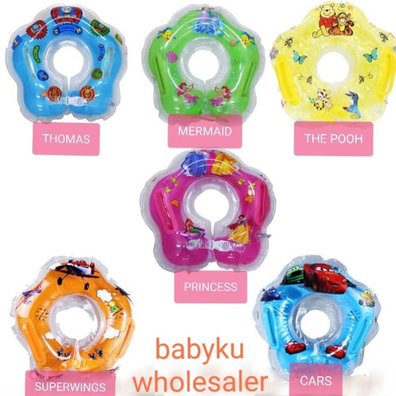 Pelampung Neckring ban renang bayi / pelampung leher bayi / ban renang leher(O0F7) Ban Renang Bayi P