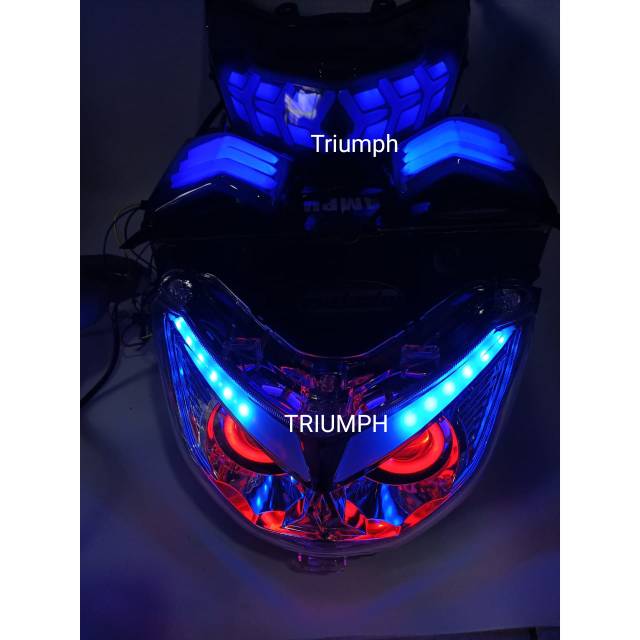 Sepaket Lampu proyektor projie LED nmax 155 old