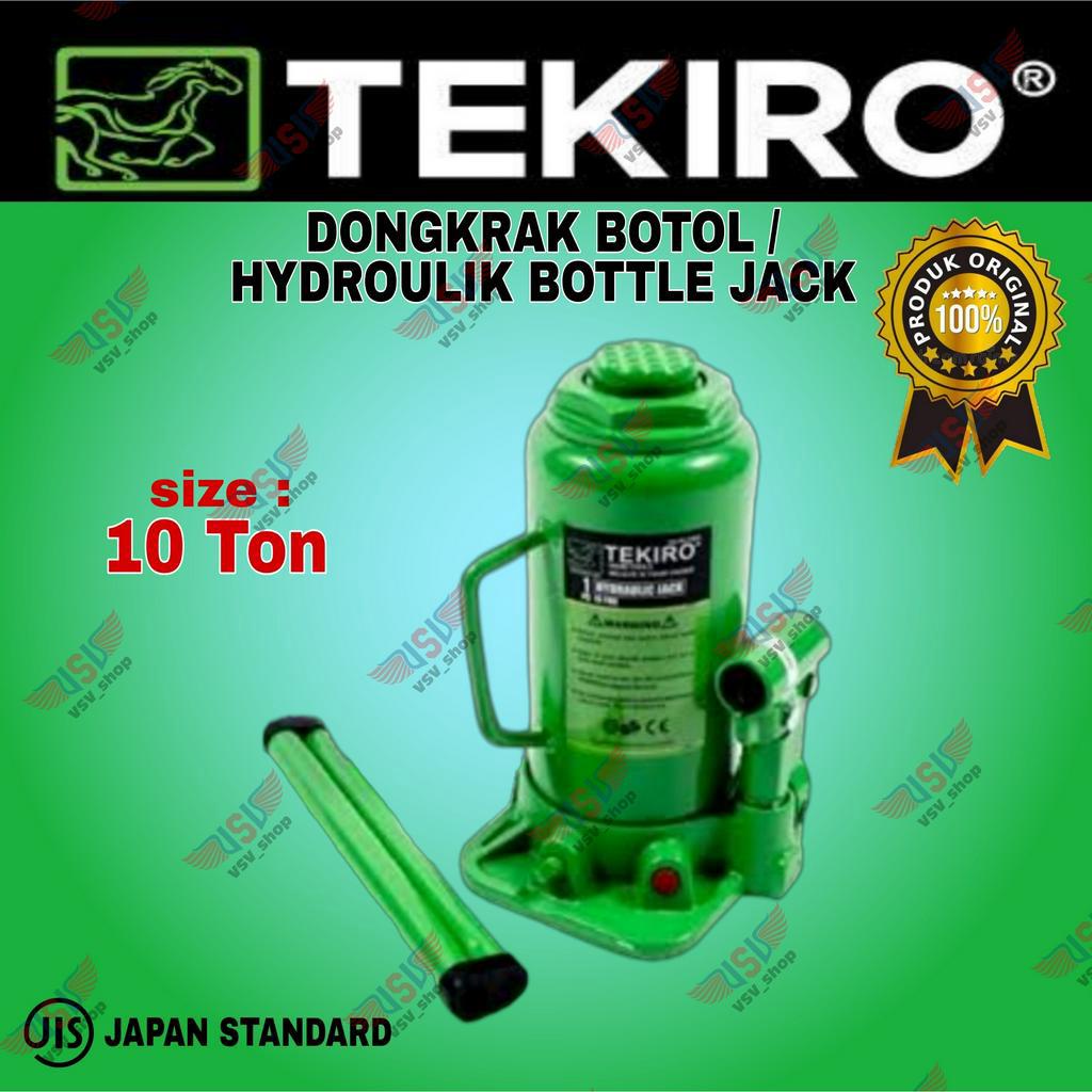 Tekiro Dongkrak Botol 10 Ton / hydraulic jack bottle 10 ton Tekiro