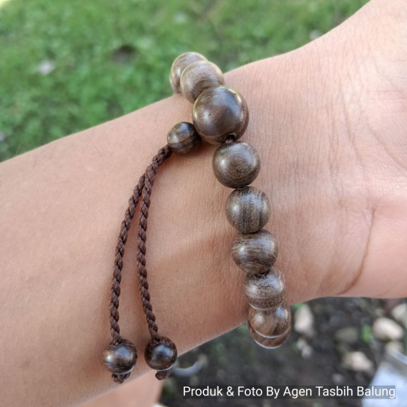 Gelang Kayu Kalimasada Asli Kayu Langka Keramat Nusantara size 8mm ORIGINAL!!