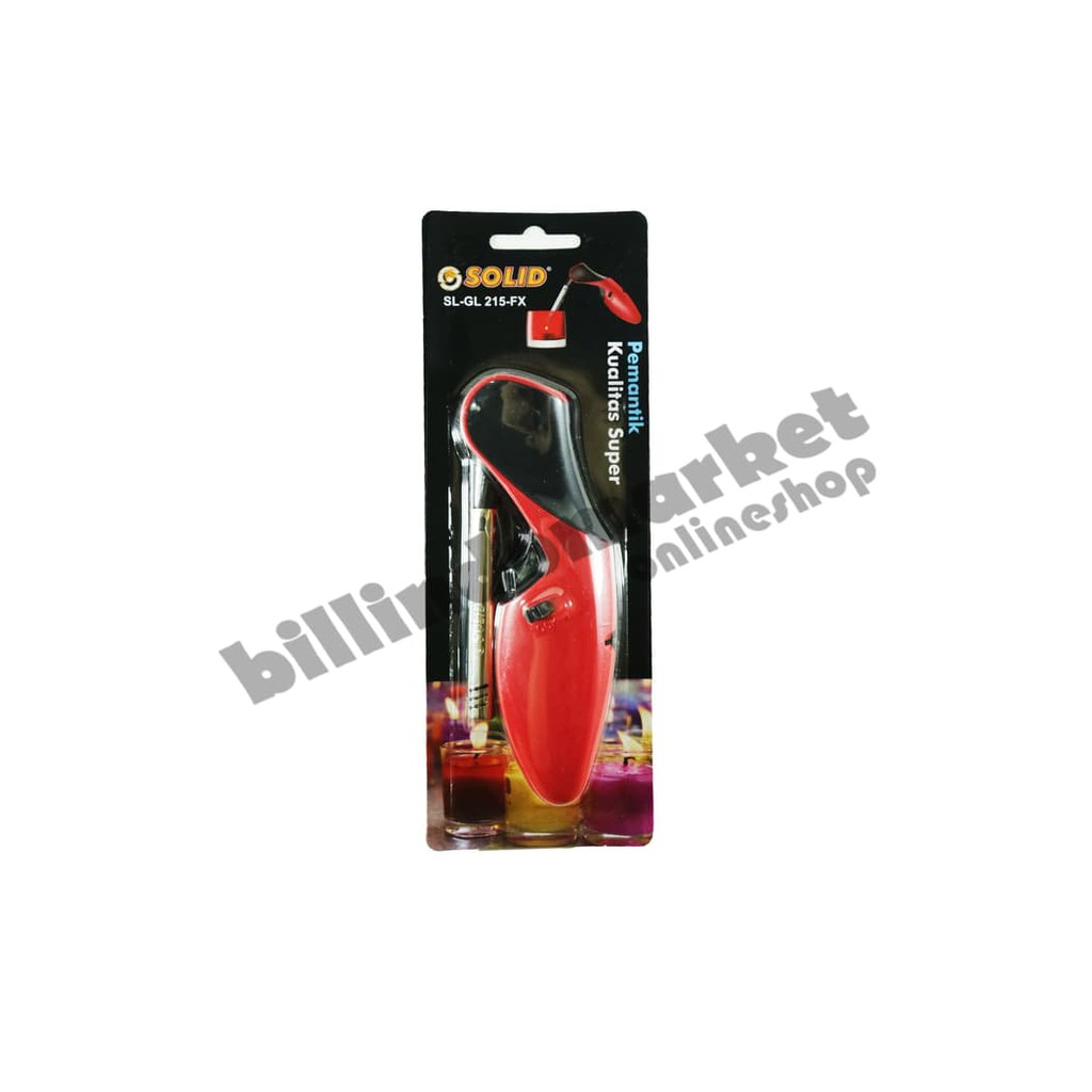 Alat Pemantik Kompor Gas SOLID / Korek Api Gas Lipat SOLID