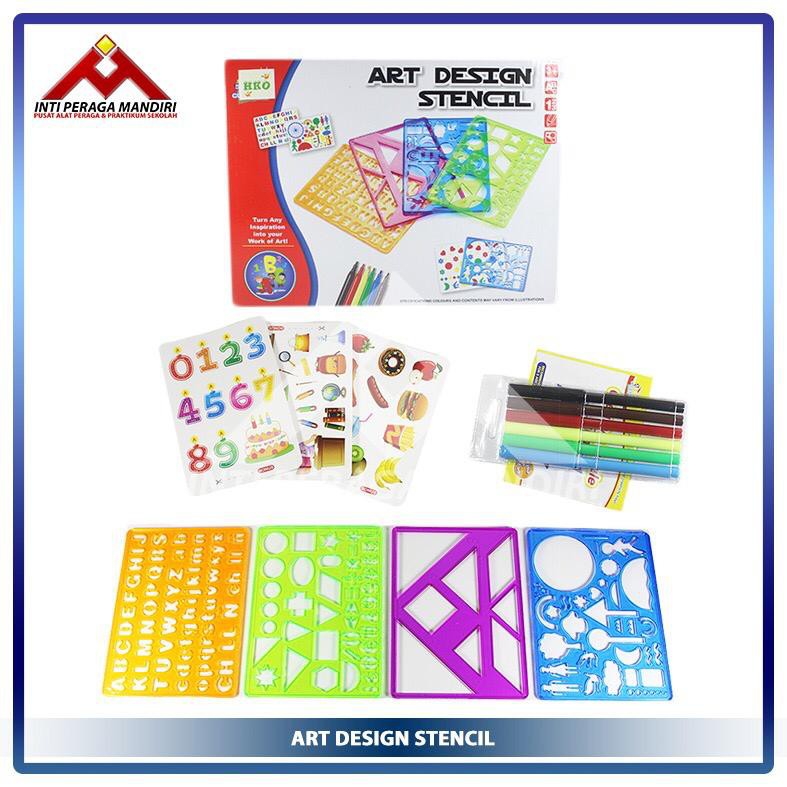 

IPMToys - Alat Tulis Gambar Art Design Stencil Rol Design - Mainan Edukasi Anak