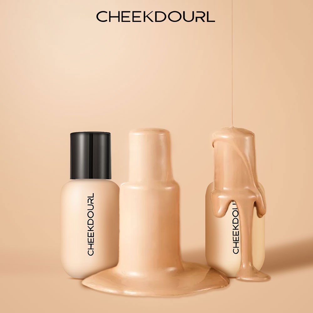 CHEEKDOURL Forever Perfect Liquid Foundation Long Lasting Oil Control Cream MakeUp Kosmetik  Long la