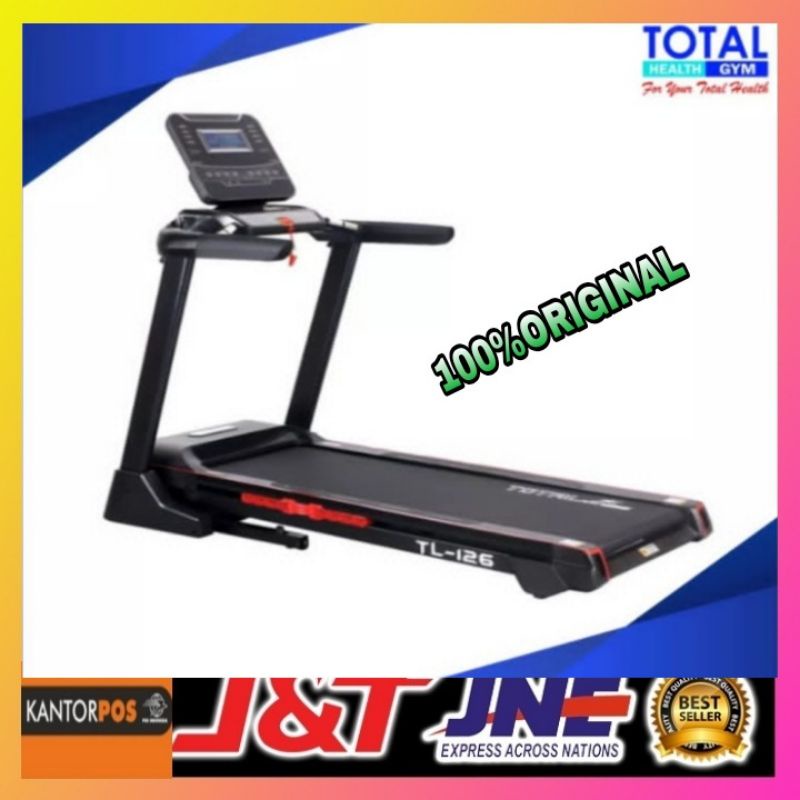treadmill elektrik-comersial tl-126 total fitnes(original)treadmil elektrik total-tredmill-treadmil 