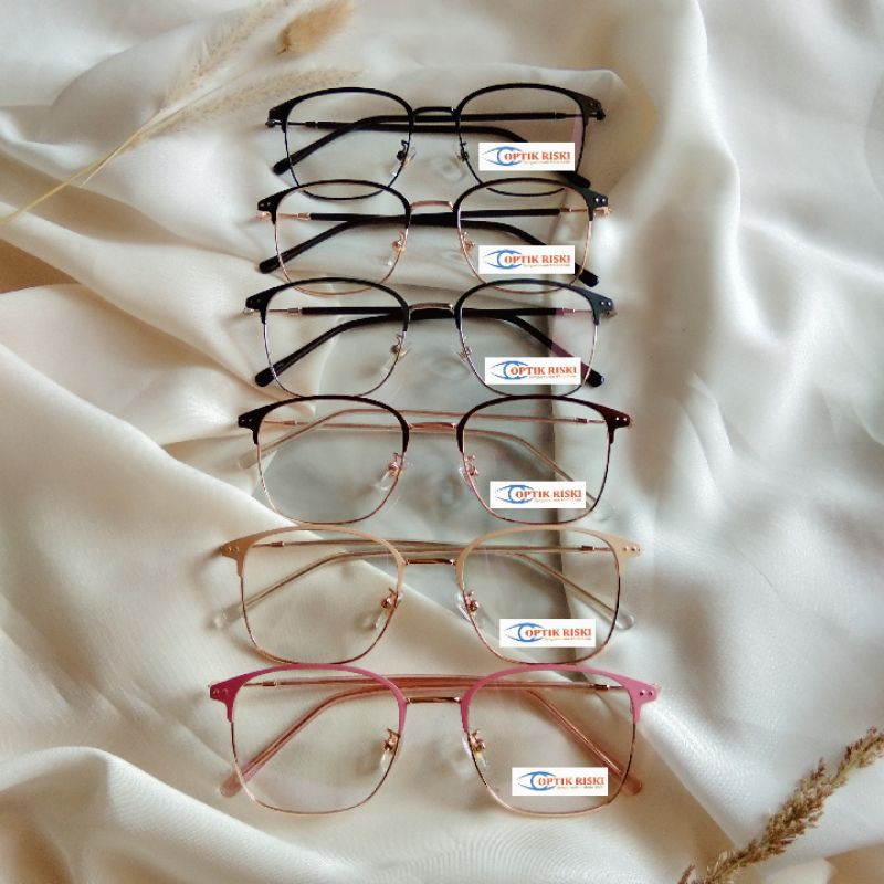 Frame kacamata minus A1924 (frame+lensa)