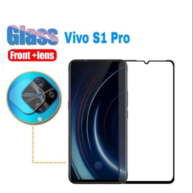 Tempered Glass Vivo S1 Pro + Tempered Glass Camera Vivo S1 Pro 2in1 SC