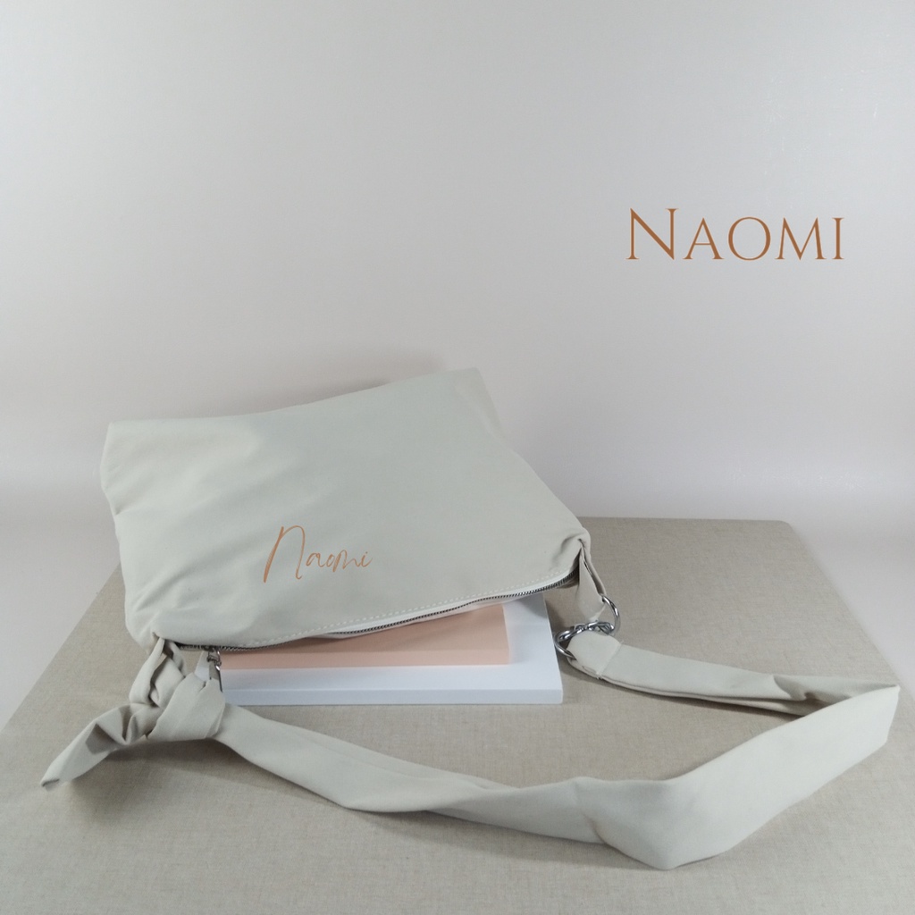 NAOMI - Jordan Sling Bag 4 Colours - Tas import Wanita Hand Bag Wanita Fashion Bag - tote bag - canvas bag - simple bag - tas katun - tas cotton - tas kain - naomi bag