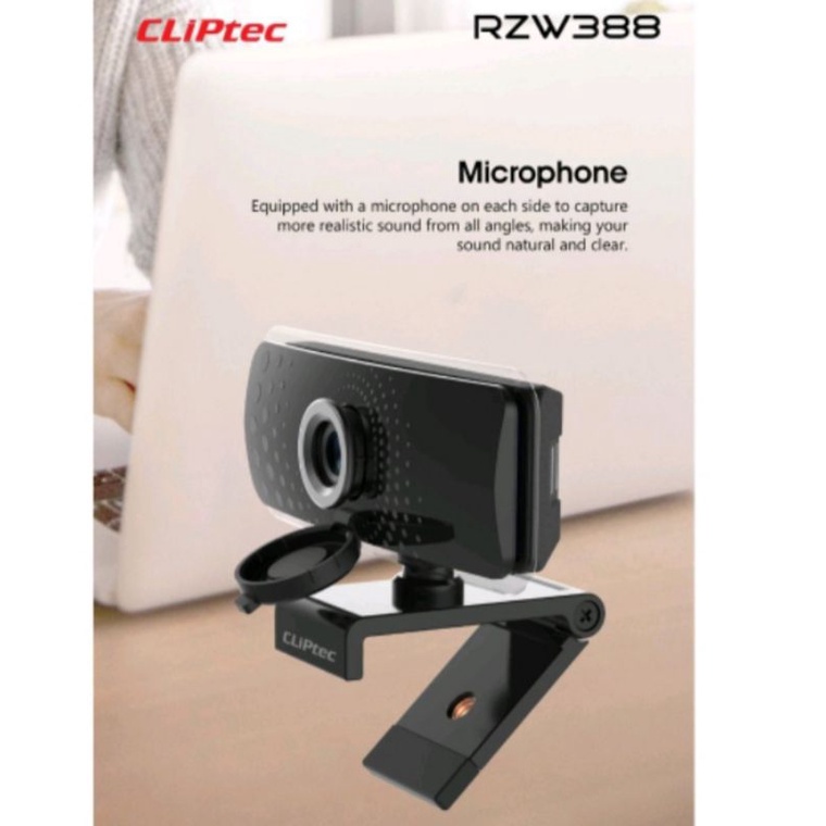 Webcam external pc&amp;laptop Full HD 1080P Wide-Angle CLIPtec RZW388 original