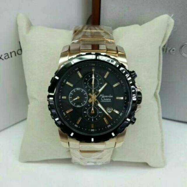 ALEXANDRE CHRISTIE AC 6141 PRIA GOLD BLACK ORIGINAL