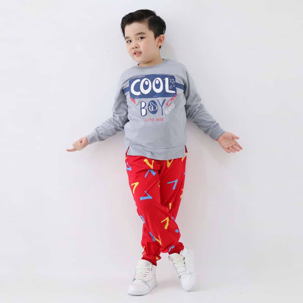 Setelan anak Crewneck Set Joger Beanof