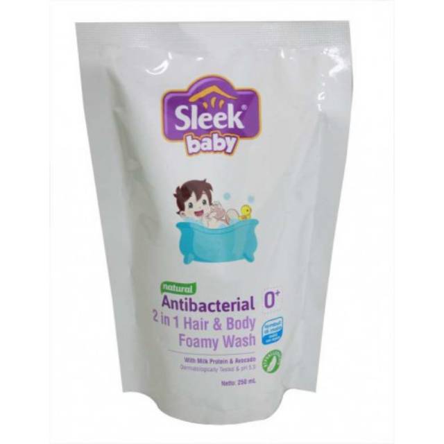 Sleek Baby 2in1 Hair And Body Foamy Wash Refill 250 ml