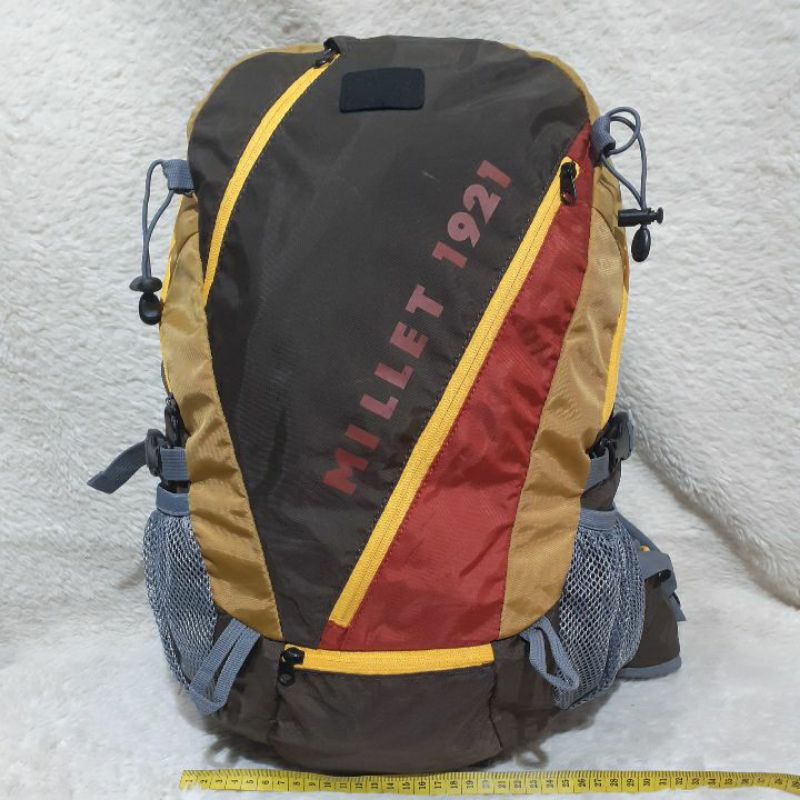 Tas Ransel Second / Preloved MILLET Backpack Kuning Cokelat / Bekas