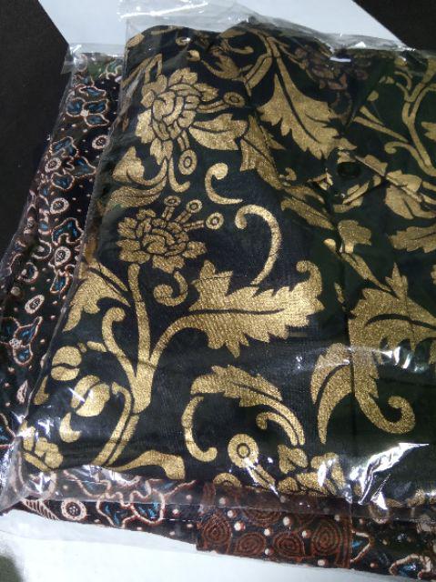Kemeja Batik Pria/hem Batik Pria/baju Batik Modern Pria Ii Motif Bakung Lp