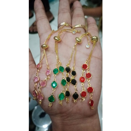 Gelang serut model manik/ gelang itali serut kaitan